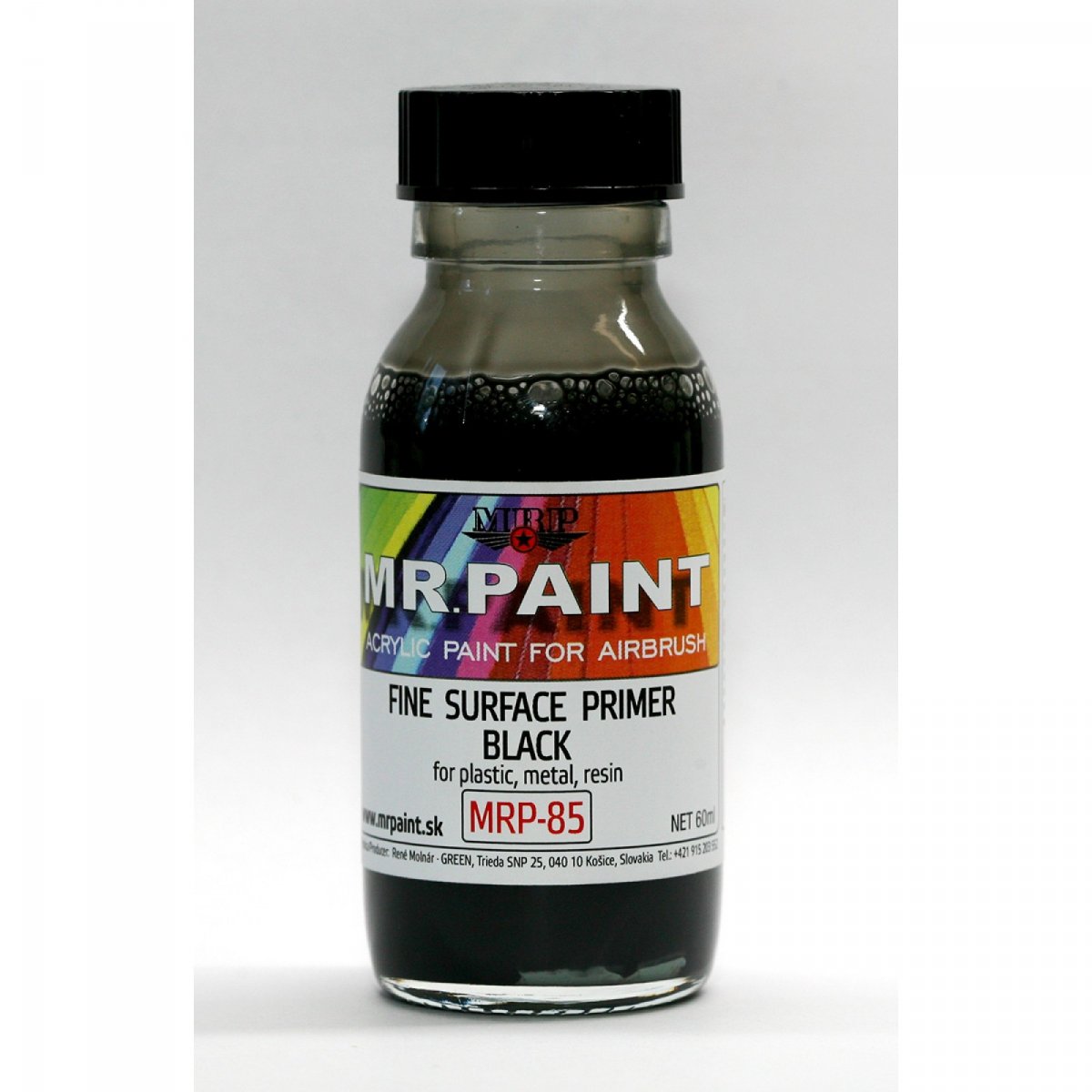 MR. Paint MRP-LPB FINE SURFACE PRIMER-BLACK 50ml