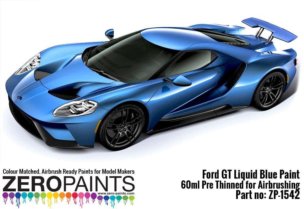 Peinture liquide bleue Ford GT Zero Paints ZP-1542, 60 ml