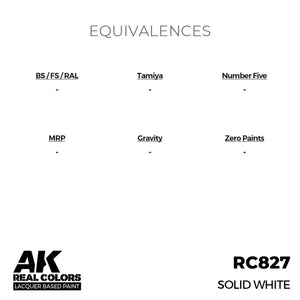 AK Interactive RC827 Solid White 17 ml – zdjęcie 3