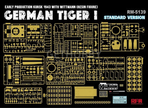 Rye Field Model 5139 Tiger I Early Production Wittmann Kursk 1943 Standart Version 1/35 – immagine 3