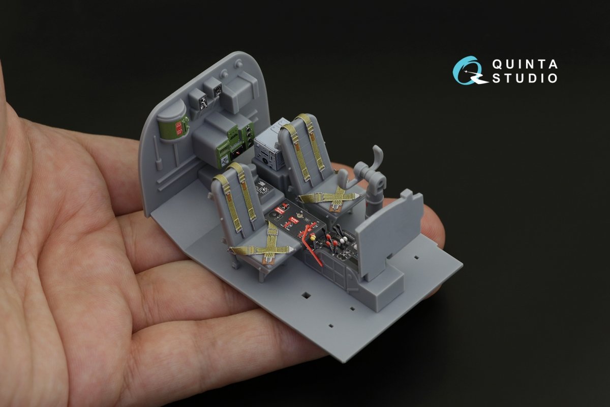Quinta Studio QD32127 A-26B 3D-Printed &amp;amp; coloured Interior on decal paper (Hobby Boss) 1/32 – Bild 8