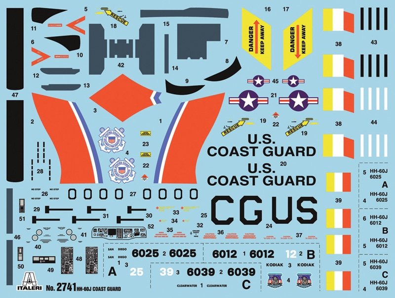 Italeri 2741 HH-60J Garde côtière américaine (1/48) – image 2
