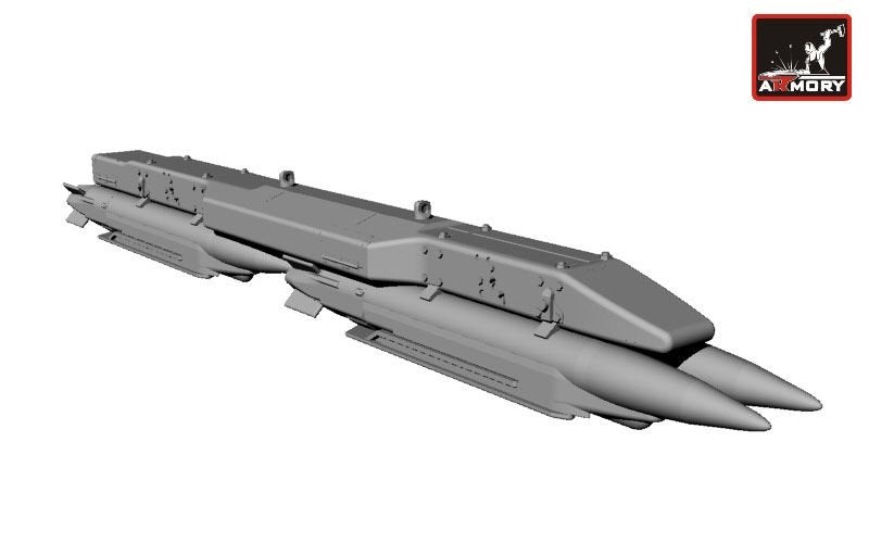 Armory Models ACA7303 GBU-39 SDB w/ BRU-61/A carriage system 1/72 – immagine 2