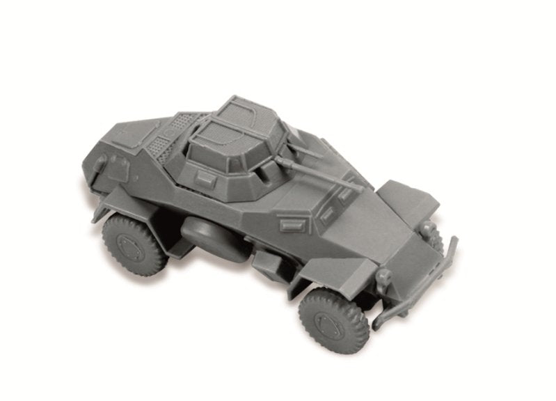 Zvezda 6157 Sd.Kfz.222 Armored Car 1/100 – immagine 4