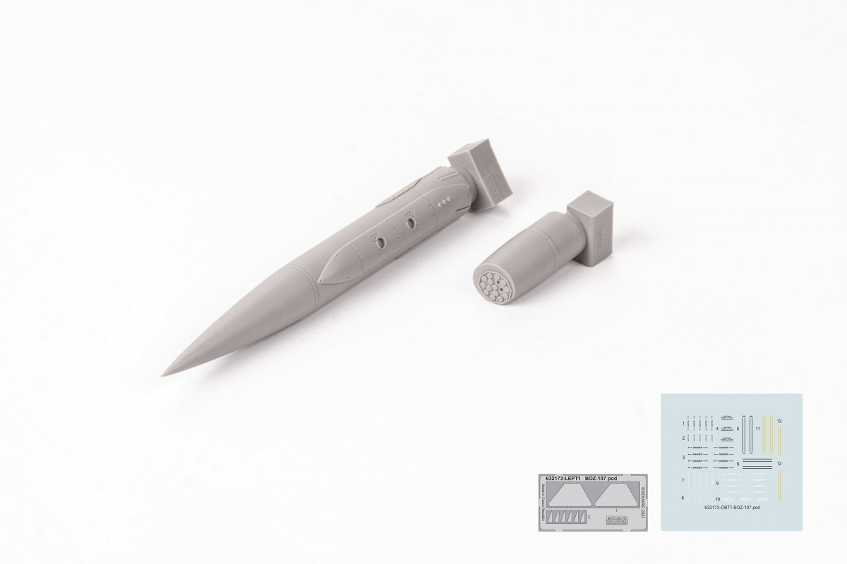 Eduard 632173 BOZ-107 pod 1/32 – Bild 4