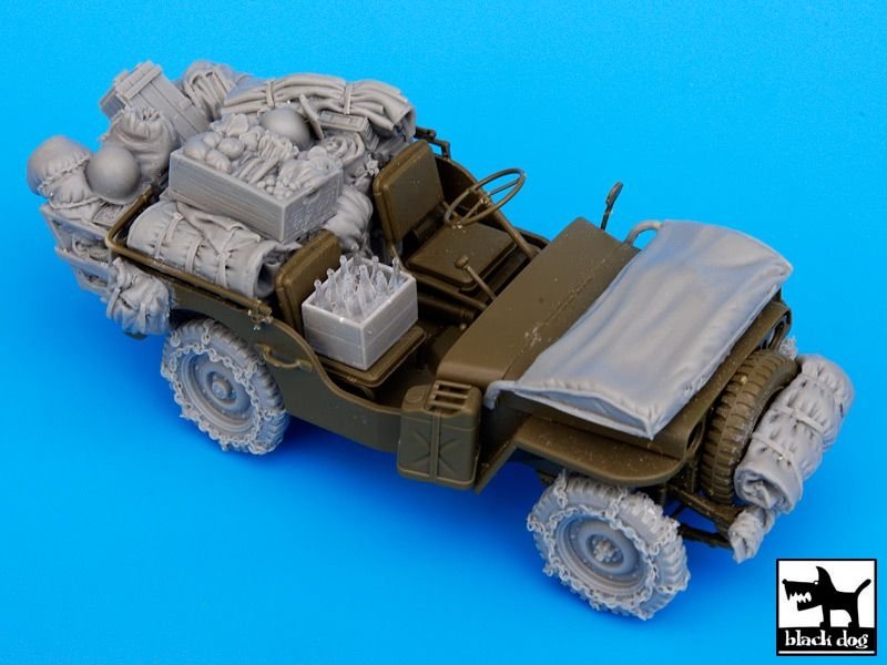 Black Dog T35044 US Jeep big accessories set 1/35 – Bild 4