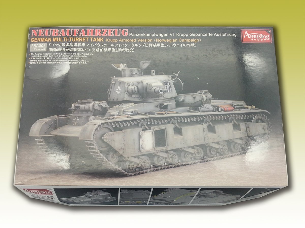 Amusing Hobby 35A003 Panzerkampfwagen VI Neubaufahrzeug Krupp Version 1/35 – image 2