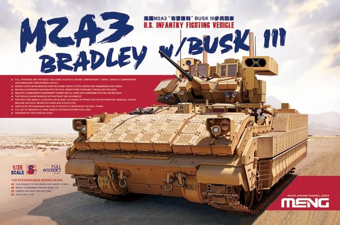 Meng Model SS-004 U.S.Infantry Fighting Vehicle M2A3 Bradley w/BUSK 1/35