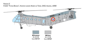 Italeri 2774 H-21C &amp;quot;Flying Banana&amp;quot; Gunship 1/48 – immagine 3