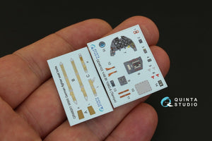 Quinta Studio QD48103 Bf 109G-6 3D-Printed &amp;amp; coloured Interior on decal paper (for Tamiya kit) 1/48 – Bild 2