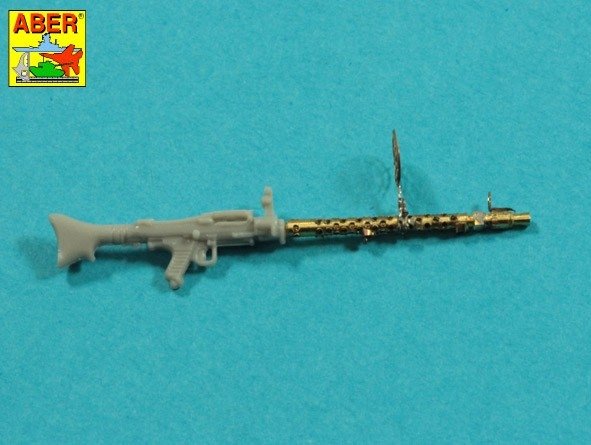 Canon Aber 35L-169 pour fusil MG34 allemand avec protection blindée 1/35 – image 3