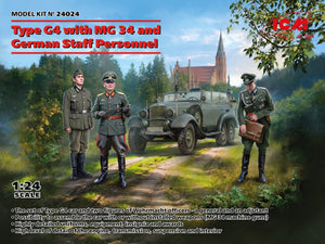 ICM 24024 Type G4 with MG 34 and German Staff Personnel 1/24 – immagine 2