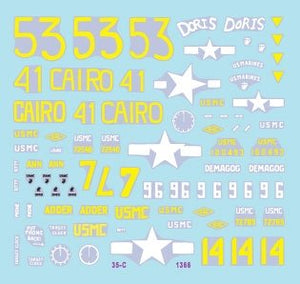 Star Decals 35-C1366 US PACIFIC WARS - IWO JIMA USMC Sherman tanks 1/35 – immagine 3