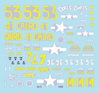 Star Decals 35-C1366 US PACIFIC WARS - IWO JIMA USMC Sherman tanks 1/35 – immagine 3