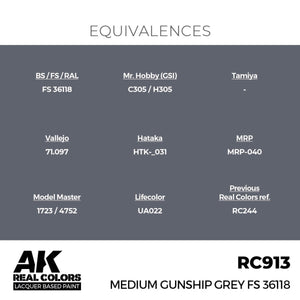 AK Interactive RC913 Medium Gunship Gray FS 36118 17 ml – image 2