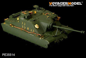 Maquette Voyager PE35514 Char d&amp;#39;assaut lourd britannique A39 Tortoise de la Seconde Guerre mondiale pour MENG TS-002 au 1/35 – image 2