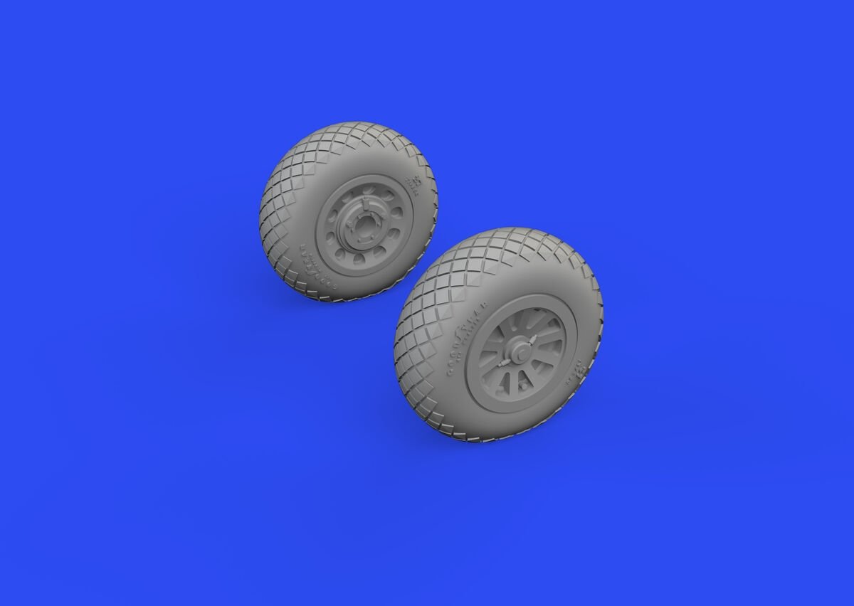 Eduard 672282 P-51B/C wheels diamond tread ARMA HOBBY 1/72
