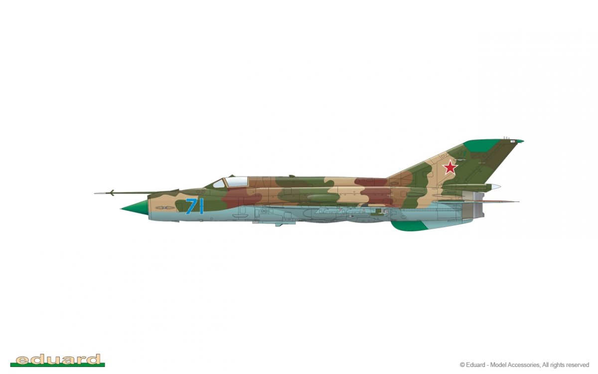 Eduard 7453 MiG-21MF Interceptor Weekend Edition 1/72 – immagine 3