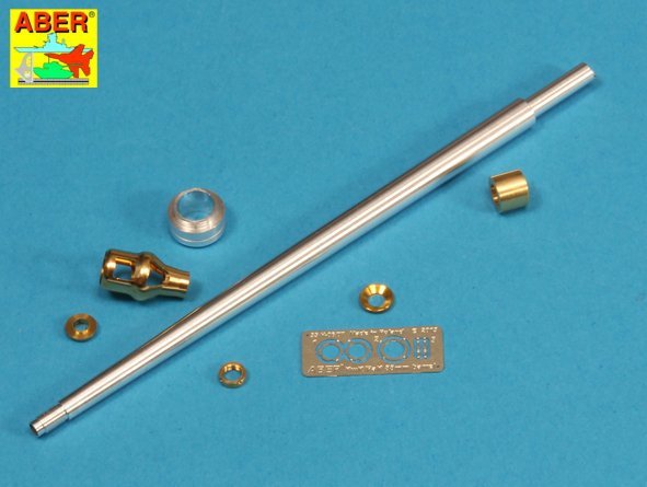 Canon Aber 35L-125 pour canon allemand de 8,8 cm Kw.K 43 (L/71) utilisé sur VK4502 (P) et Tiger B Porsche-Turm (1/35)