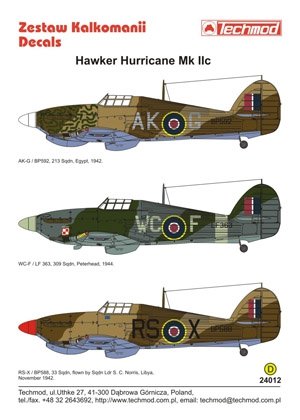 Techmod 24012 - Hawker Hurricane IIc 1/24 – immagine 2