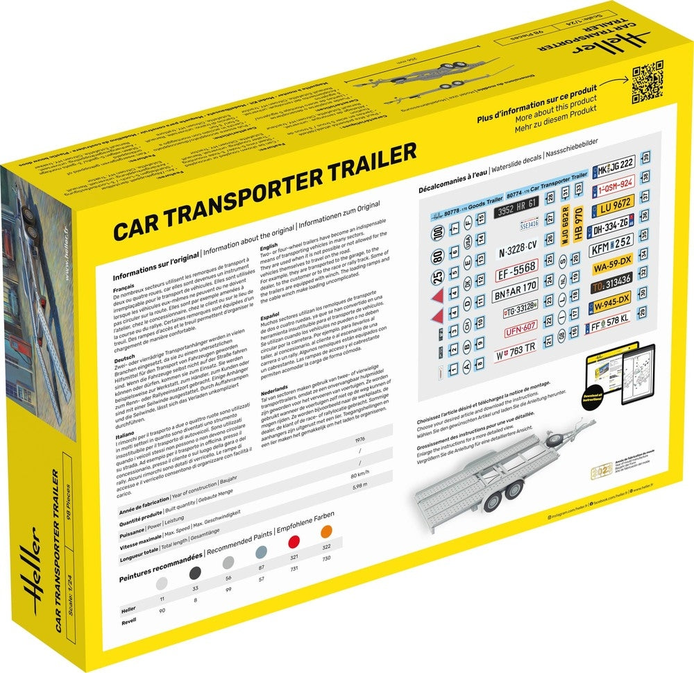 Heller 80774 Car Transport Trailer 1/24 – immagine 5