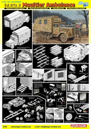 Dragon 6766 Sd.Kfz.3 Ambulance Maultier (1/35) – image 2