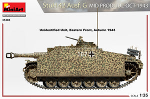 MiniArt 35385 StuH 42 Ausf. G MID PROD. JUL-OCT 1943 1/35 – zdjęcie 6
