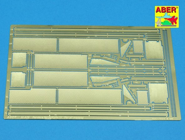 Aber 35A009 Ailes pour PzKpfw IV (1/35)