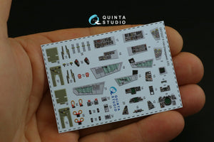 Quinta Studio QD72027 F-14A 3D-Printed &amp;amp; coloured Interior on decal paper (for Hasegawa kit) 1/72 – Bild 2