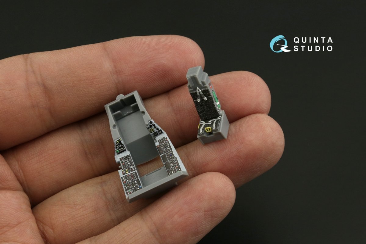 Quinta Studio QD72057 F-16CJ 3D-Printed &amp;amp; coloured Interior on decal paper (Tamiya) 1/72 – zdjęcie 8