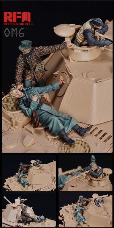 Rye Field Model OM35001 Figure Set for Panther G Late 1/35 – immagine 3