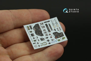 Quinta Studio QD48327 P-38J 3D-Printed &amp;amp; coloured Interior on decal paper (Tamiya) 1/48 – immagine 5