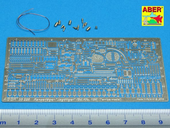 Aber 35228 Jagdtiger (Sd.Kfz. 186) - vol. 1 - basic set 1/35 – immagine 2