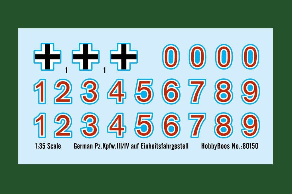Hobby Boss 80150 German Pz.Kpfw.III/IV auf Einheitsfahrgestell 1/35 – immagine 10