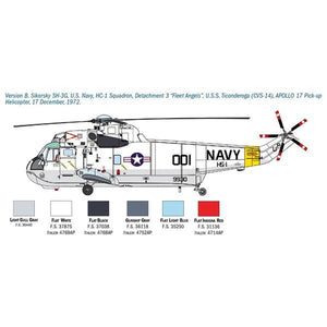 Italeri 1433 SH-3D Sea King Moon Landing 50th Anniv. 1/72 – immagine 2