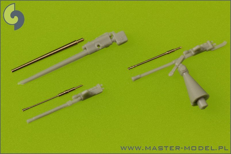 Master SM-200-008 German battleship Bismarck - anti-aircraft armament barrels - 37 mm SKC/30 (16 pcs), 20 mm C/30 (12 pcs), 20 mm C/38 (8 pcs) – immagine 3