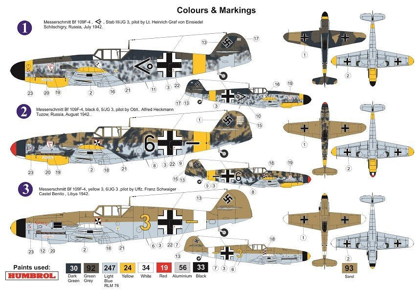 AZ Model AZ7626 Bf 109F-4 JG.3 1/72 – immagine 2