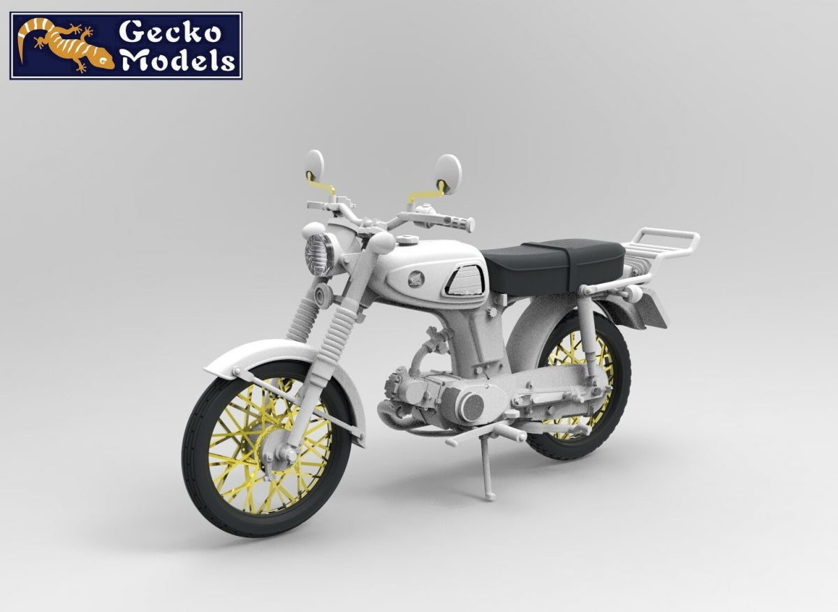 Gecko Models 35GM0127 60’~70&amp;#39;s Southern Vietnamese &amp;amp; Japanese SS50E Motorbike Set 1/35 – immagine 2