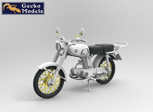 Gecko Models 35GM0127 60’~70&amp;#39;s Southern Vietnamese &amp;amp; Japanese SS50E Motorbike Set 1/35 – immagine 2