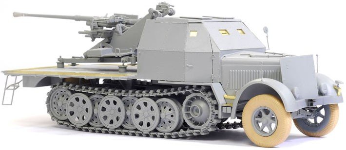 Dragon 6542 Sd.Kfz. 7/2 3.7 cm Flak 37 w/Armor Cab - 2-in-1 - Smart Kit 1/35 – zdjęcie 4