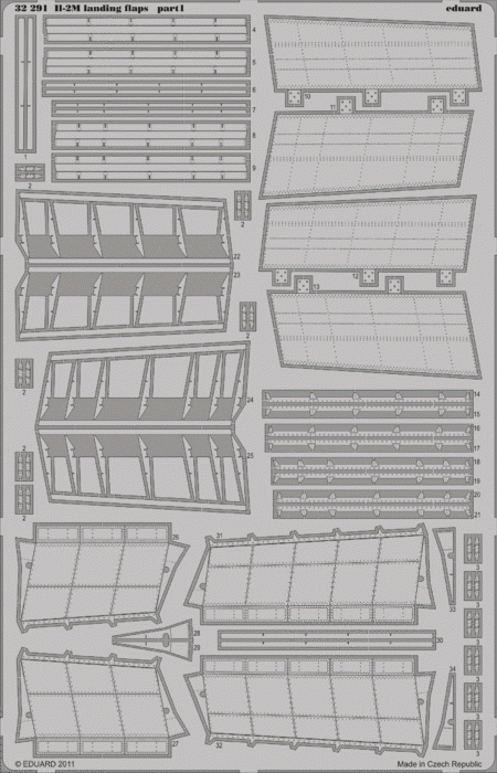 Eduard 32291 Il-2m landing flaps HOBBY BOSS 1/32