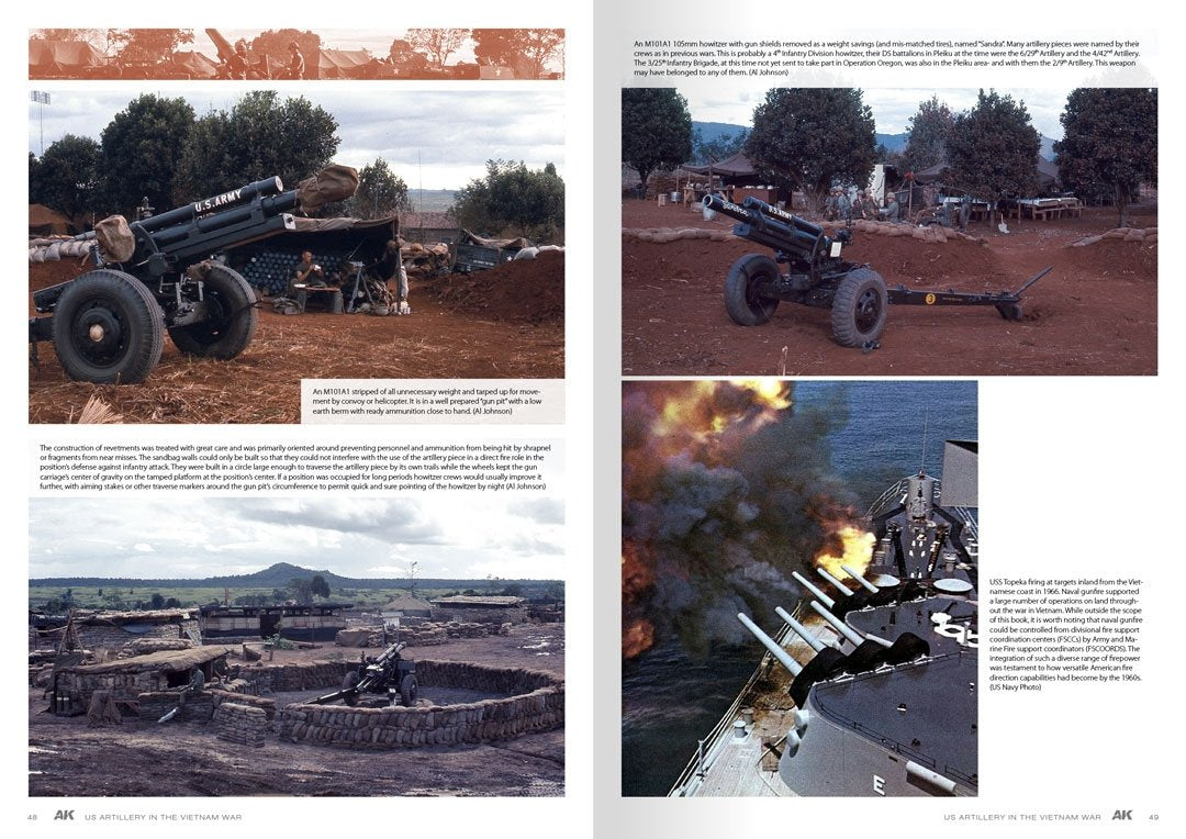 AK Interactive AK130007 L&amp;#39;ARTILLERIE AMÉRICAINE AU VIETNAM EN  – image 3
