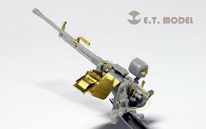 Maquette ET EA35-015, mitrailleuse antiaérienne chinoise de 12,7 mm + boîte de munitions, échelle 1/35 – image 4