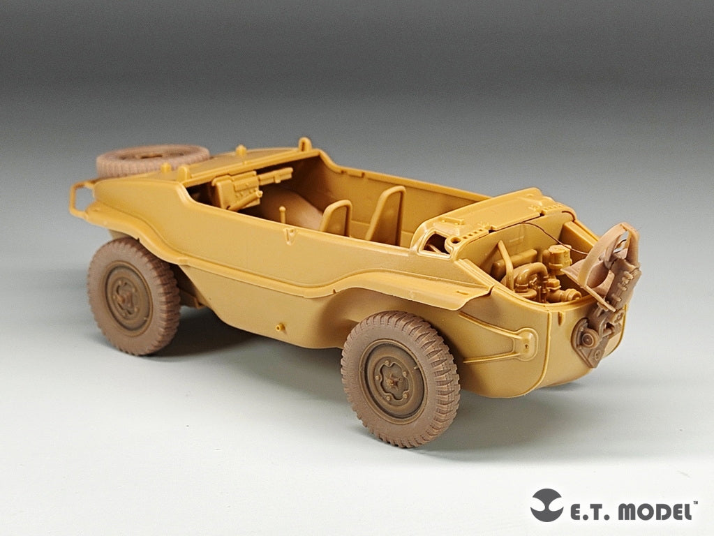 E.T. Model P35-135 WWII German Schwimmwagen Type166 Sagged wheels Narrow For TAMIYA Kit 1/35 – immagine 8