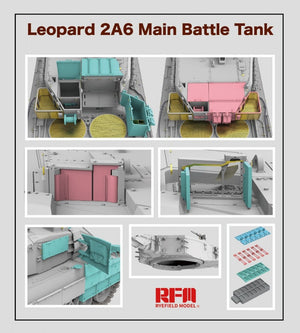 Rye Field Model 5065 Leopard 2A6 Main Battle Tank 1/35 – imagen 5
