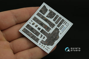 Quinta Studio QDS-35090 AH-64A 3D-Printed &amp;amp; coloured Interior on decal paper (Academy) (Small version) 1/35 – zdjęcie 8