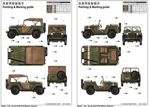 Trumpeter 02346 Soviet GAZ-67B Military Vehicles 1/35 – immagine 2