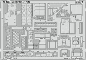 Eduard 491097 Mi-24 interior 1/48 ZVEZDA – zdjęcie 2
