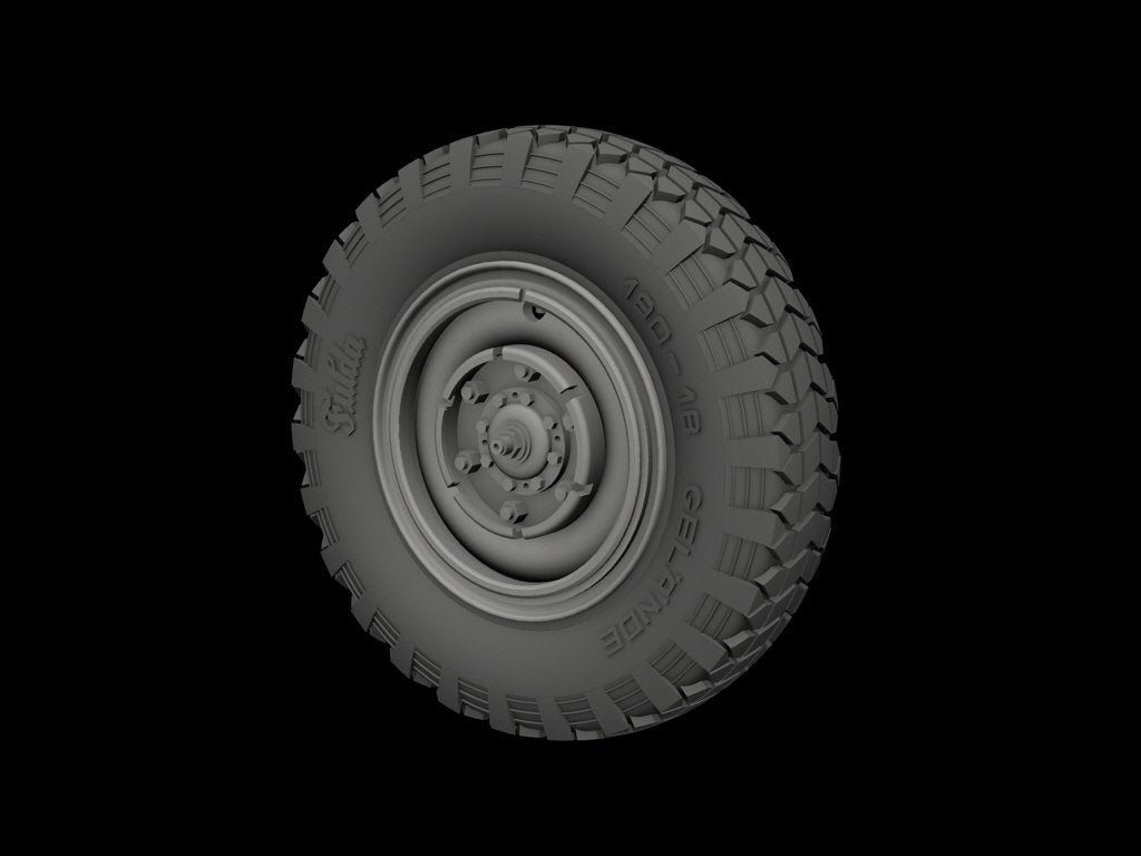 Roues de route Panzer Art RE35-287 pour Horch 1a (commercial) 1/35  – image 2