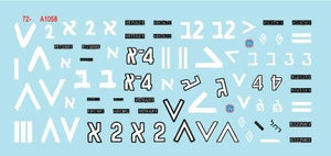Star Decals 72-A1058 Israeli AFVs # 3. M48A2 Patton &amp;#39;Magach&amp;#39; and AMX-13/751 1/72 – immagine 3